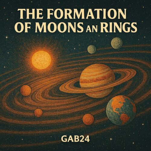 The Formation of Moons and Rings