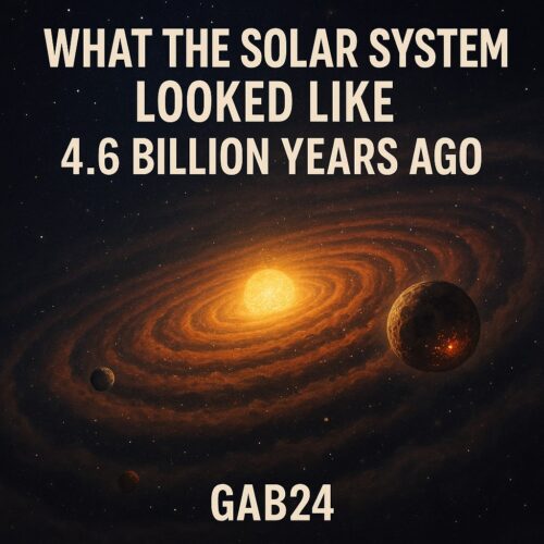 What the Solar System Looked Like 4.6 Billion Years Ago