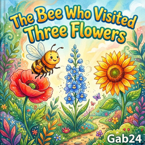 The Bee Who Visited Three Flowers