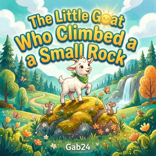 The Little Goat Who Climbed a Small Rock