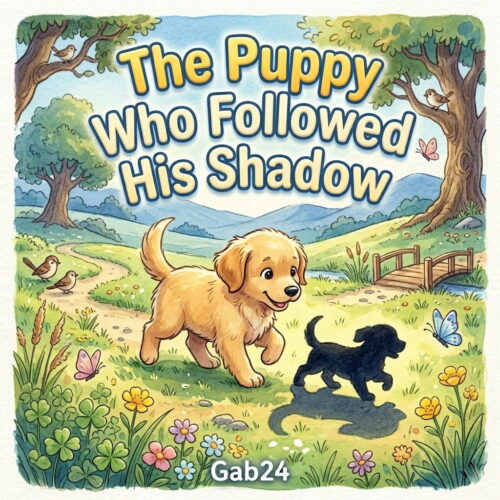The Puppy Who Followed His Shadow